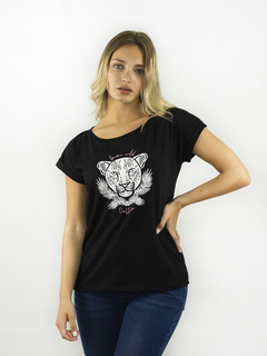 REMERA CON RUEDO MANGAS - comprar online