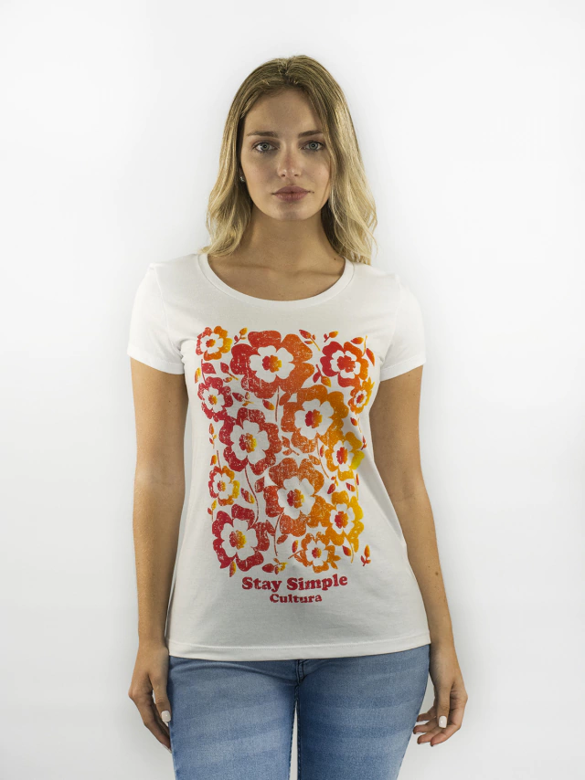 Remera manga corta print Cultura Jean — imagen 2