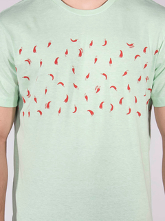 REMERA FRANJA ESTAMPA - comprar online