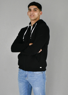 CAMPERA CANGURO LISA