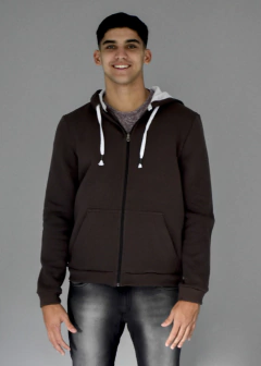 CAMPERA CANGURO LISA - comprar online