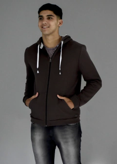 CAMPERA CANGURO LISA