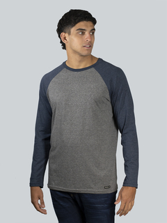 REMERA MANGA RANGLAN COMBINADA - comprar online