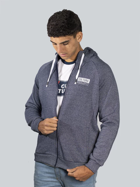 CAMPERA CUELLO ALTO CON CAPUCHA