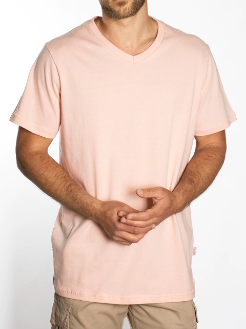 REMERA ESCOTE EN V LISA