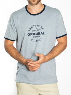 REMERA CON VIVOS ESTAMPADA - comprar online