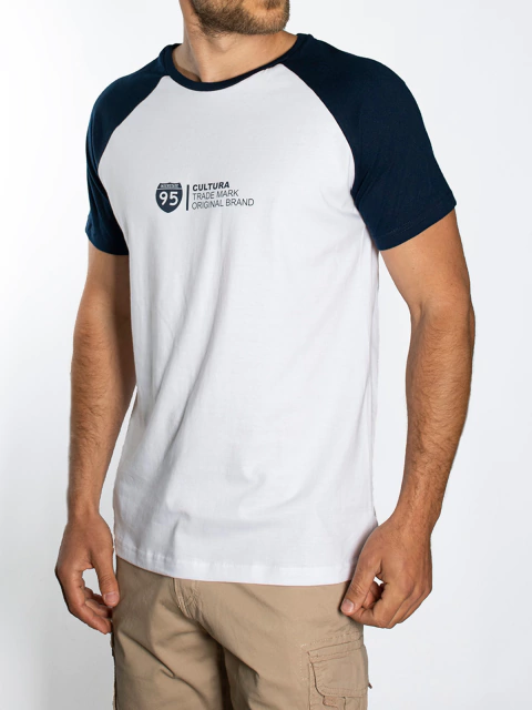 REMERA MANGA RANGLAN COMBINADA