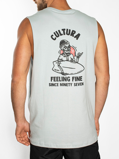MUSCULOSA OVERSIZE ESTAMPADA FRENTE Y ESPALDA