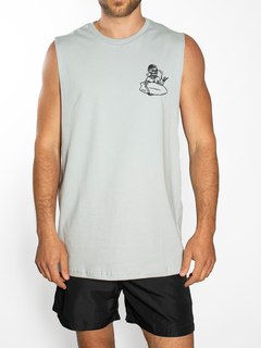 MUSCULOSA OVERSIZE ESTAMPADA FRENTE Y ESPALDA - comprar online