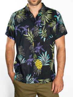 CAMISA FIBRANA ESTAMPADA - comprar online
