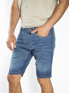 BERMUDA JEAN BLUE ELAS - comprar online