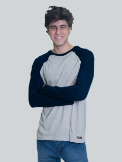 REMERA M/RANGLAN COMB