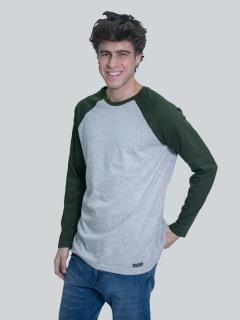 REMERA M/RANGLAN COMB