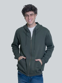 CAMPERA CANGURO LISA