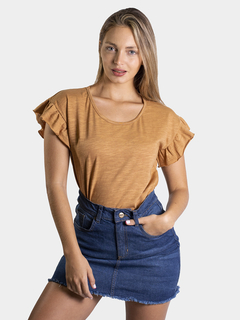 REMERA CON VOLADO - Cultura Jean