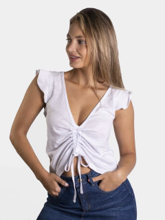 REMERA FRUNCE FRENTE - comprar online