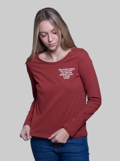 REMERA M/LARGA C/ESTAM - comprar online