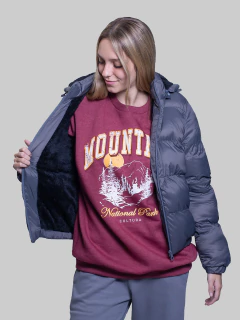 CAMPERA C/CAP INT PIEL en internet