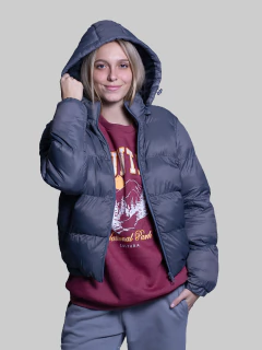 CAMPERA C/CAP INT PIEL