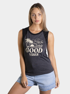 REMERA SIN MANGA COMBINADA - comprar online