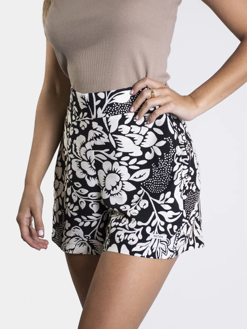 SHORT FIBRANA ESTAMPADO
