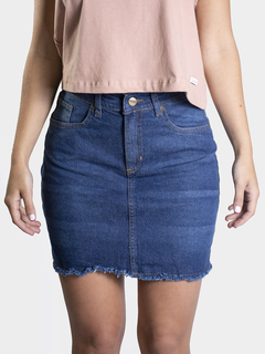 POLLERA JEAN BLUE