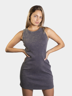 VESTIDO ACID WASH MORL