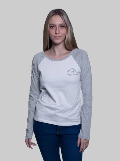 REMERA M/RANGLAN COMB