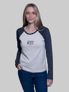 REMERA M/RANGLAN COMB