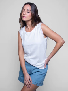 REMERA S/MANGAS BRODER en internet