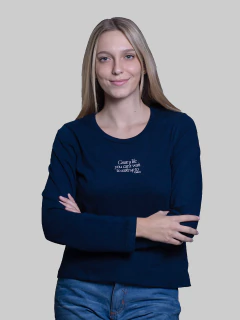 REMERA M/LARGA C/ESTAMP