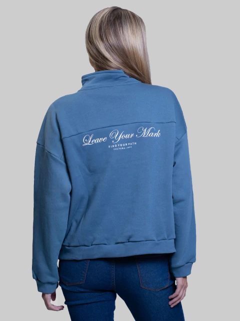 BUZO MEDIO CIERRE C/RE