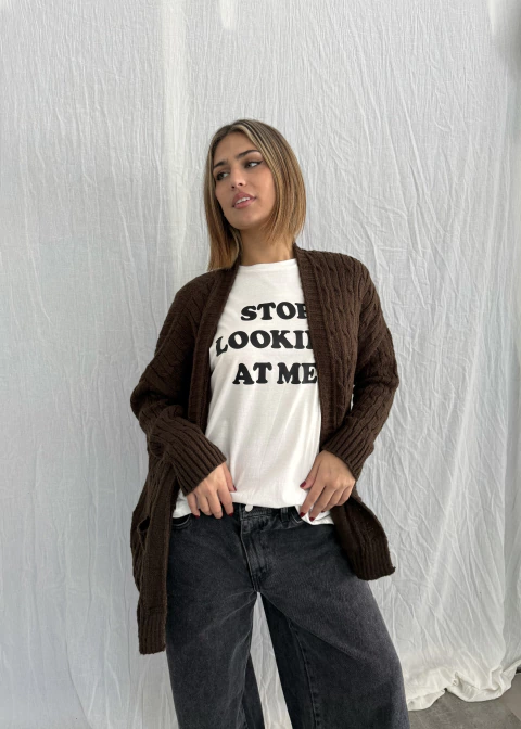 Cardigan Washed - comprar online