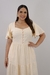 Vestido Feminino Midi Com Decote Botões - loja online