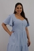 Vestido Feminino Midi Com Decote Botões