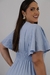 Vestido Feminino Midi Com Decote Botões na internet