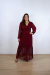 Vestido Feminino Longo Tule Manga Longa na internet