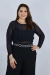 Body Feminino Manga Longa Tule Fio Lurex - comprar online