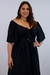 Vestido Feminino Longo Decote Franzido Com Fenda Frontal - Abençoada | Moda Feminina