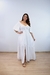 Imagem do Vestido Feminino Longo Decote Franzido Com Fenda Frontal