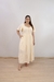 Vestido Feminino Midi Com Decote Botões - Abençoada | Moda Feminina
