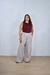 Calça Feminina Pantalona Lisa Com Recorte