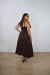 Vestido Feminino Longo Liso Com Alça - comprar online