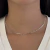 COLAR CHOKER CHAPAS LISAS RÓDIO BRANCO - loja online