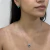 CONJUNTO CORAÇÃO LARGO TURMALINA CRAVEJADO RÓDIO - Olimavie Semijoias