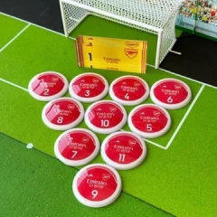 Arsenal 2025/2026 Home - Vidrilha 45mm - Botões Pro Gol