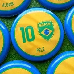 Argentina Campeã Copa 2022 - Vidrilha 45mm - (cópia) - Botões Pro Gol