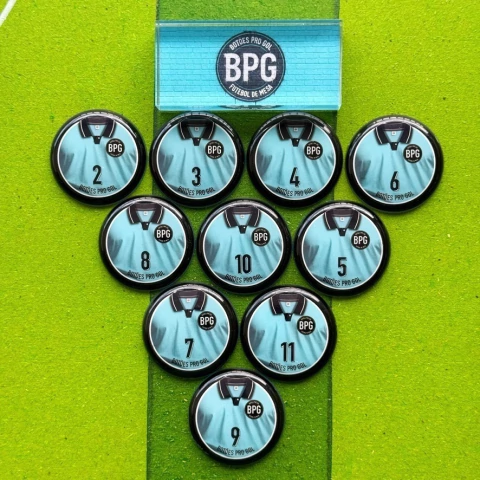 Time Personalizado Vidrilha 55mm - Escolha sua arte