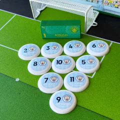 Manchester City 23/24 Home - Vidrilha Adesivada 45mm - Botões Pro Gol