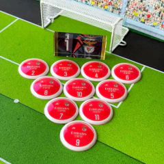 Benfica 2024/2025 Uniforme 1 - Vidrilha 45mm - Botões Pro Gol